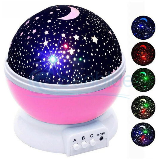 LED Rotating Starry Sky Star Master USB Projector Lamp.